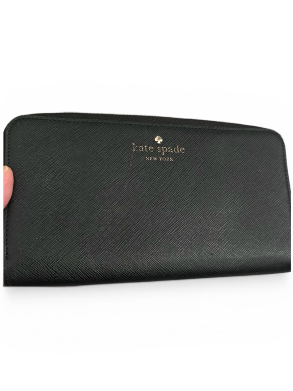 Kate Spade Long Black Wallet EUC